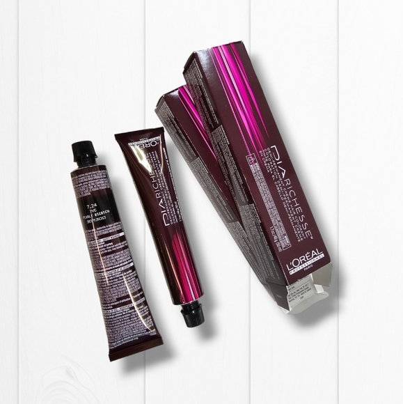 L'Oreal Professionnel DIARichesse 2x Ammonia-Free 7.24/7VC Pearly Butterscotch - Picture 9 of 16